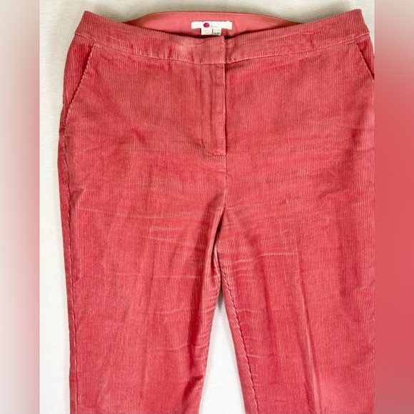 BODEN Women’s Corduroy Pants Coral 10R Business Casual Preppy Spring Classic - Picture 2 of 14